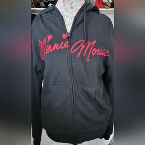Black Minnie Mouse Hoodie Size SMALL/MEDIUM